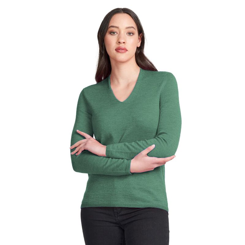 Royal Merino Classic High V Jumper image number 1
